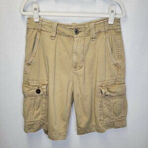 American Eagle Men's Size 30 Cargo Shorts Classic Length Khaki Tan